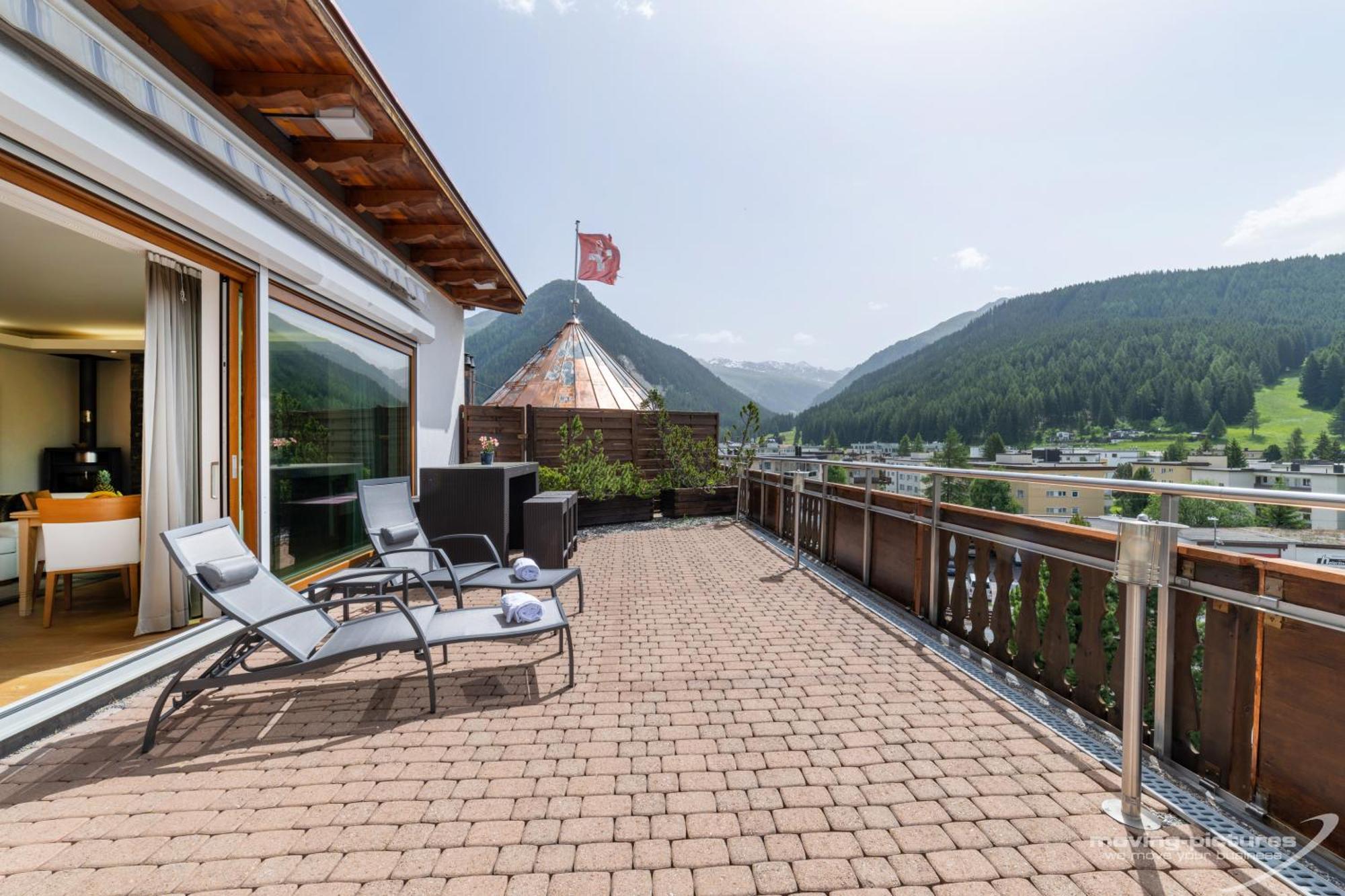 Turmhotel Victoria Davos Eksteriør billede