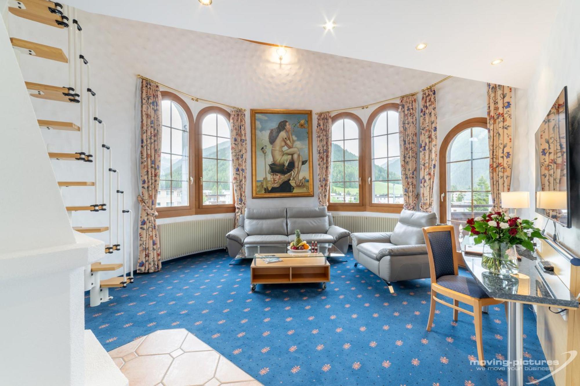 Turmhotel Victoria Davos Eksteriør billede