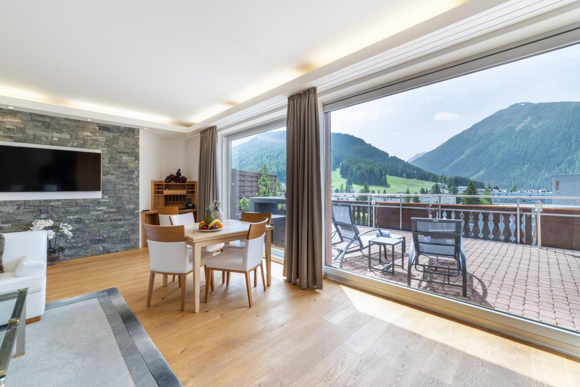 Turmhotel Victoria Davos Eksteriør billede