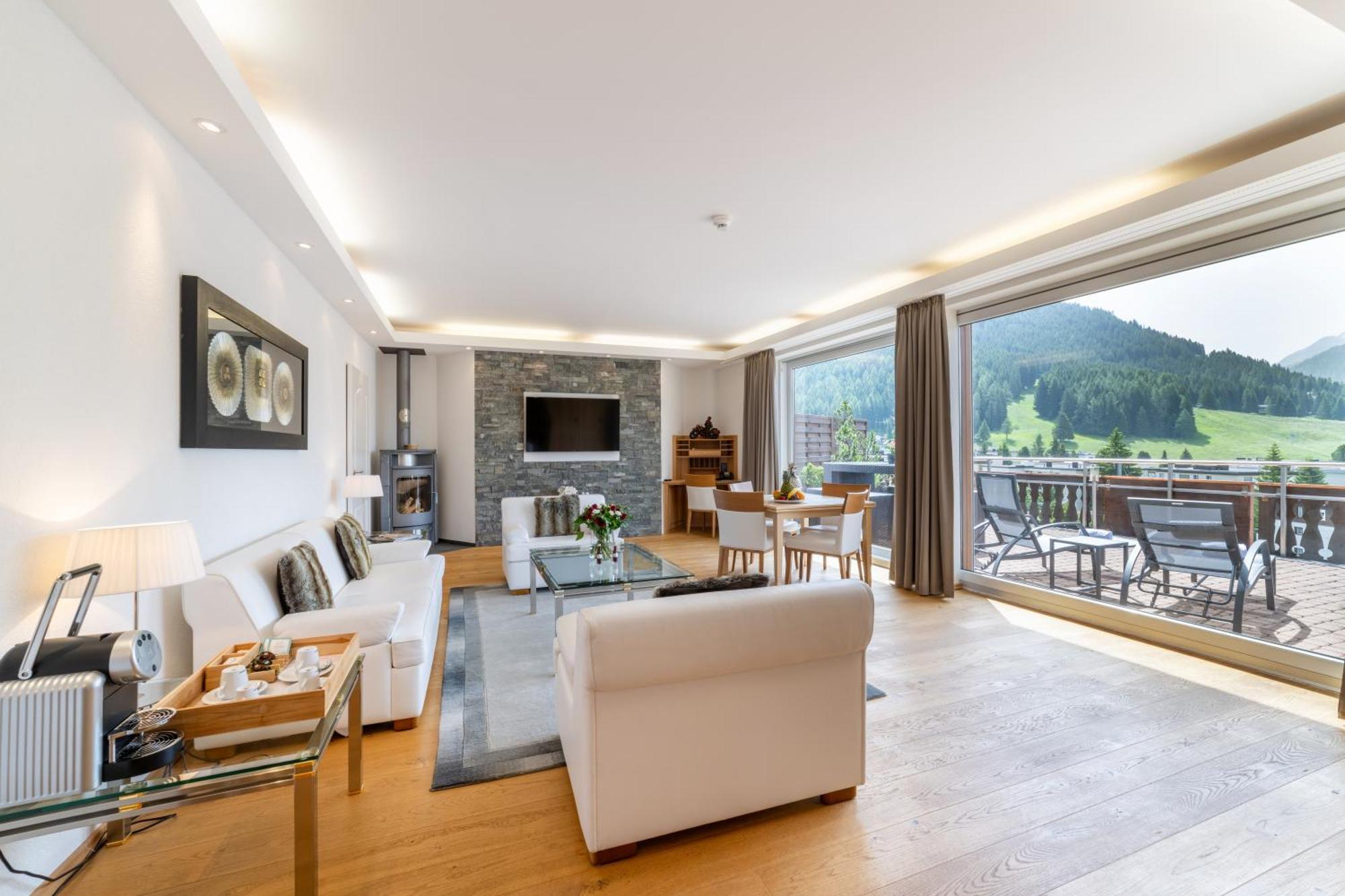 Turmhotel Victoria Davos Eksteriør billede